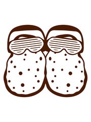 team 2 freunde paar duo sonnenbrille cool dj party feiern club tanzen disko musik kopfhörer kartoffel essen lecker koch küche gemüse schürze chef backen grillen clipart comic cartoon design schale