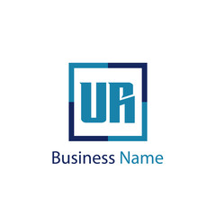 Initial Letter UR Logo Template Design