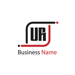 Initial Letter UR Logo Template Design