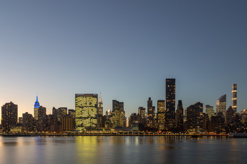 Fototapeta na wymiar NYC Manhattan skyline