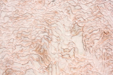 A natural and cultural UNESCO World Heritage Site in the province of Denizli in the south-west of Turkey. Geothermal sources. Background, texture