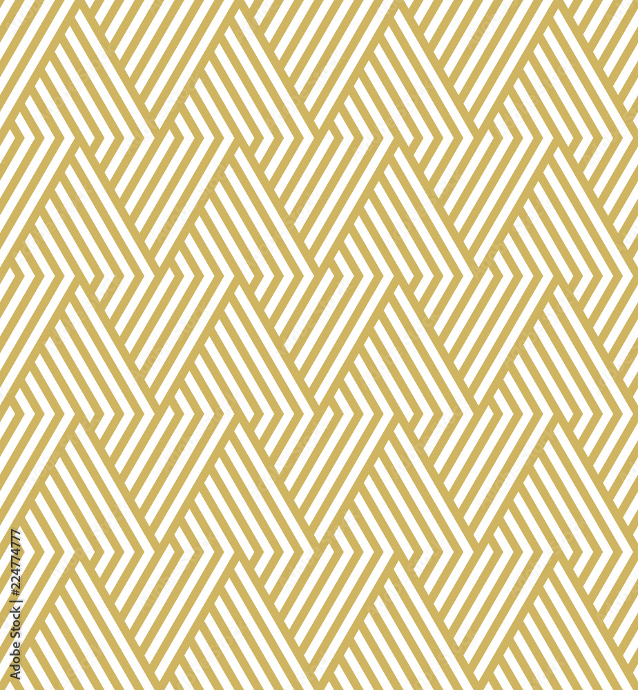 Poster geometric gold pattern. vector illustration. seamless pattern