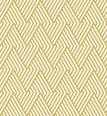 Geometric gold pattern. Vector illustration. Seamless pattern