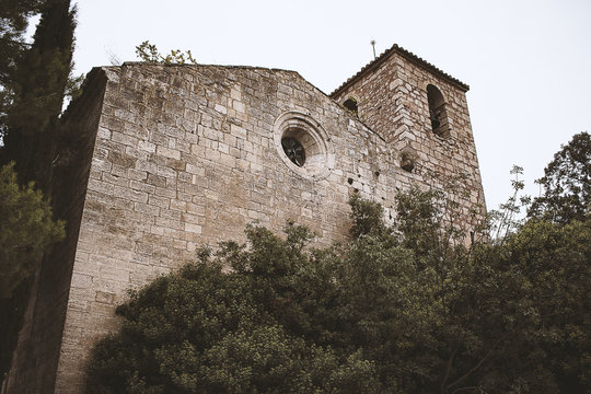 Romanesque style church located in a town in northern Spain called Siurana