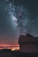 Naklejka na ściany i meble Milkyway astrophotography, Tenerife spain