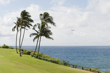 Golfplatz auf der Insel Kawai