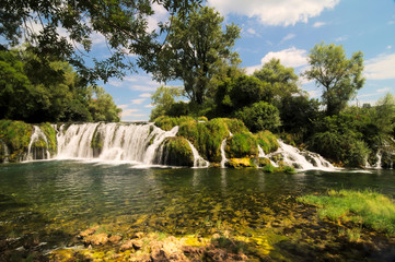 Koćuša waterfall – One of the most beautiful waterfalls in the southern Bosnia and Herzegovina located in Veljaci village in Ljubuški municipality