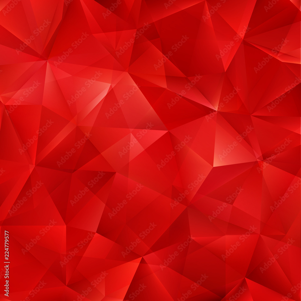 Aufkleber vector red bright background with triangle shapes