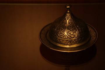 Antique copper ornament