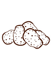 haufen viele design kartoffel essen lecker koch küche gemüse schürze chef backen grillen clipart comic cartoon schale