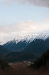 Obraz premium panoramic view of the mountains