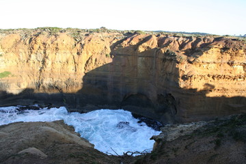 Island Archway collapsed in 2009, Tom and Eva, Port Campbell National park along great ocean road, victoria, australia