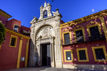 Fototapeta na wymiar basilica of Jesus del Gran Poder in Seville, Andalucia, Spain.