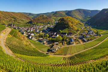 Obraz premium Weinort Mayschoss an der Ahr, Deutschland