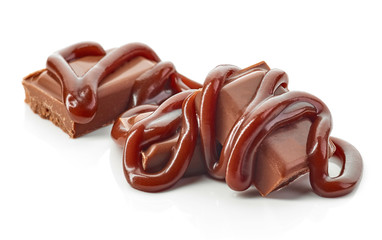 pieces of milk chocolate