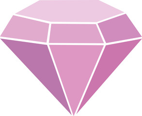 Pink Diamond Vector