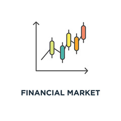 financial market rate icon. index concept symbol design, stock market charts, bond market trading or trading on the currency market forex, global finance, economy trends, currency exchange, vector