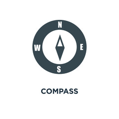 compass icon. navigation concept symbol design, direction vector