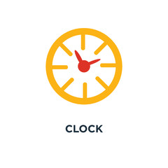 clock icon. clock concept symbol design, time vector illustration