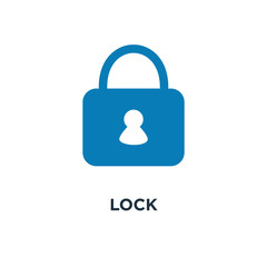 lock icon. padlock concept symbol design, security safety vector