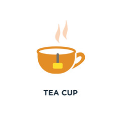 tea cup icon. coffee mug concept symbol design, vector illustrat