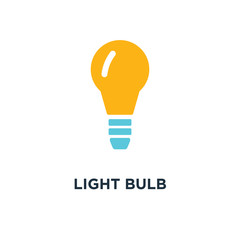 light bulb icon. idea concept, energy power concept symbol desig