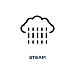 steam icon. steam concept symbol design, vector illustration