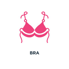 bra icon. lingerie concept symbol design, vector illustration