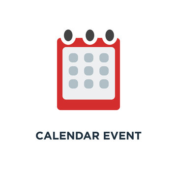 calendar event reminder, web year calendar icon, symbol of date concept