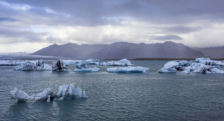 Icebergs at Jökulsárlón