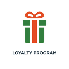 loyalty program icon. earn points for purchase concept symbol design, reward, full shopping cart, redeem gift vector illustration