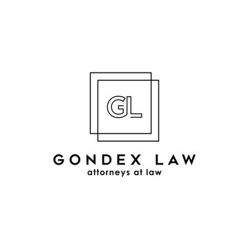 legal logos, initials GL, business logo design inspiration