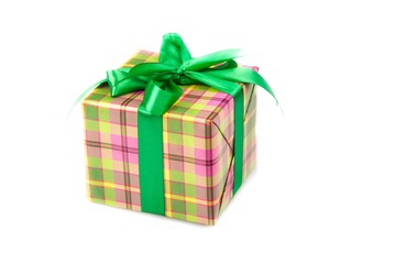 Wrapped gift with a bow on top
