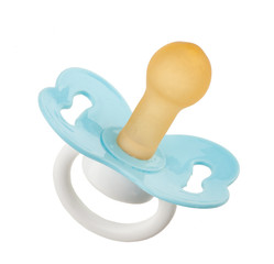 Dummy pacifier on white