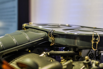 Close up of sport engine air filter