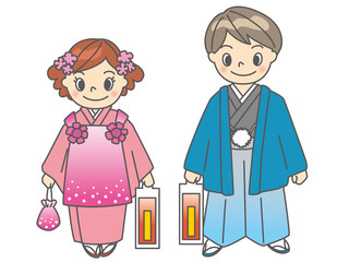 七五三のイラスト