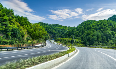 Mountain road..