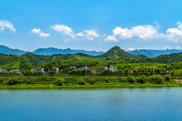 Naklejka premium Landscapes and lakes..