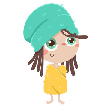 ni&ntilde;a toalla
