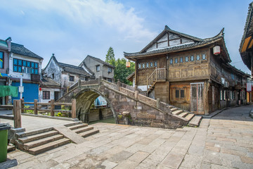 Naklejka premium Deqing Ancient Town, Zhejiang, China