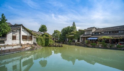 Fototapeta na wymiar Deqing Ancient Town, Zhejiang, China