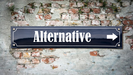 Schild 390 - Alternative