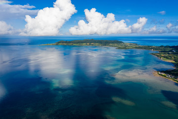 Beautiful sky and sea in ishigaki