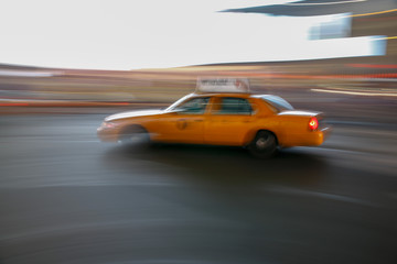 Fototapeta na wymiar Taxi in New York