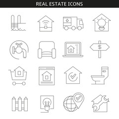 real estate icons