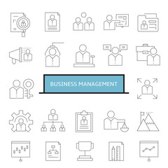 business management icons