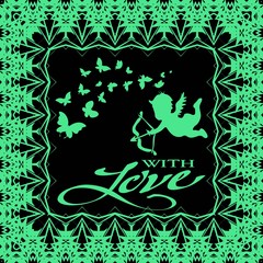 Happy Valentine's day card I love you