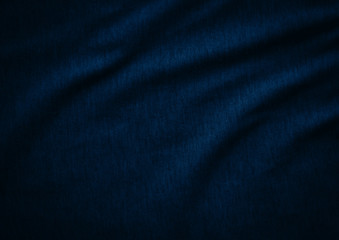 Black blue background abstract cloth texture luxury silk dark fabric.