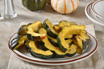 Roasted acorn squash