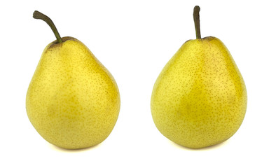 Pears isolated on white background